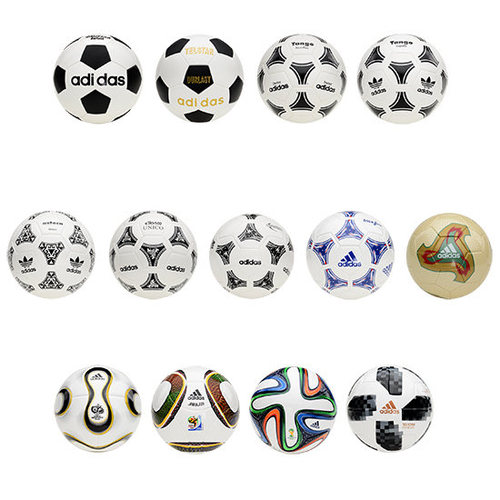 World Cup Official match Ball History Min Ball Package