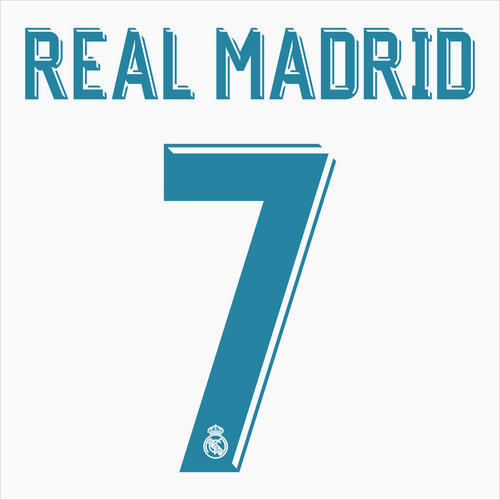 17-18 Real Madrid Home Printing - UCL
