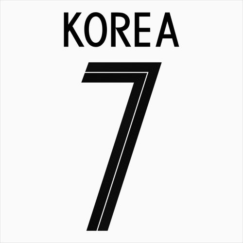 18-19 코리아 (Korea/KFA) 어웨이 프린팅 - 2018 러시아 월드컵