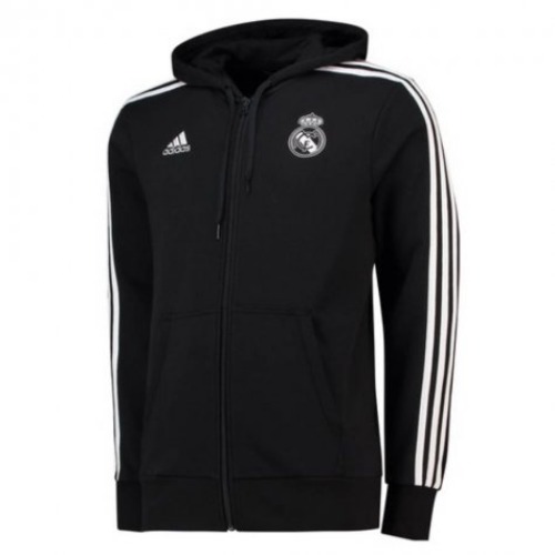 18-19 Real Madrid (RCM) 3S Full-Zip Hoodie Jacket