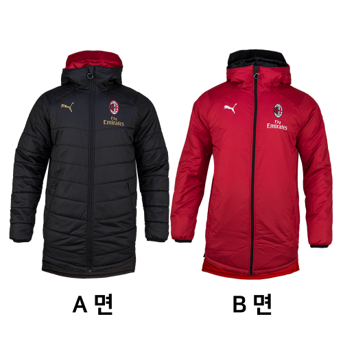 18-19 AC Milan Reversible Bench Jacket