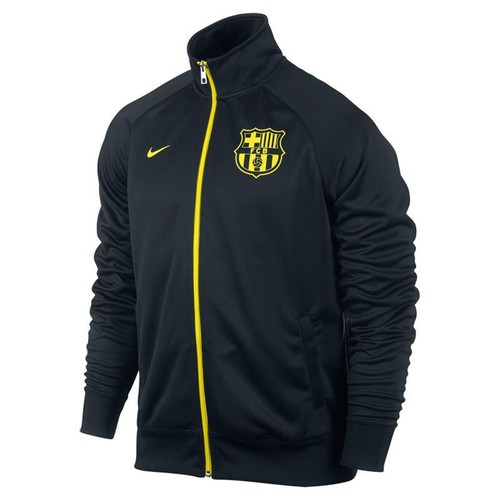 [Order] 12-13 Barcelona(FCB) Core Trainer jacket - Black/Vibrant Yellow Black