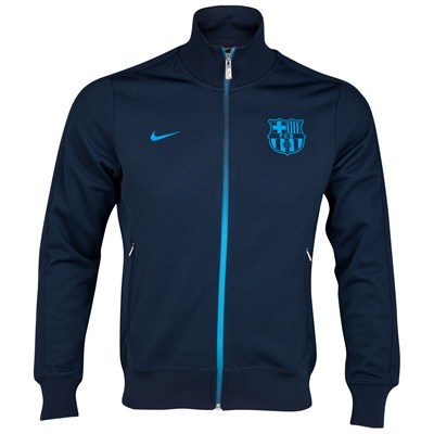 [Order] 12-13 Barcelona(FCB) Authentic N98 Boys Jacket (Obsidian/Dynamic Blue) - KIDS