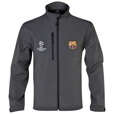 [Order] 13-14 Barcelona(FCB) UCL(UEFA Champions League) Soft Shell Jacket - Charcoal