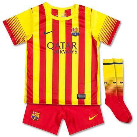 [Order] 13-14 FC Barcelona Away Little Boy Kits - KIDS