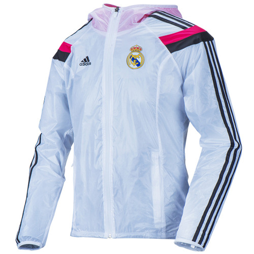 14-15 Real Madrid (RCM) Anthem Jacket - White