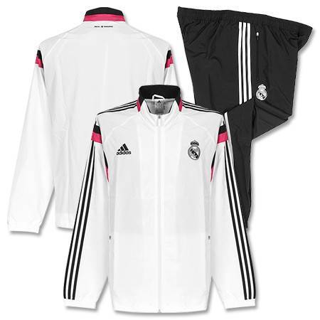 [Order] 14-15 Real Madrid Training Presentation Suit - White/Black
