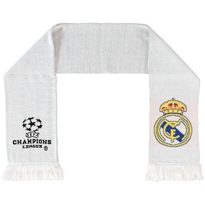 [Order] 14-15 Real Madrid UCL (UEFA Champions League) League Scarf - White