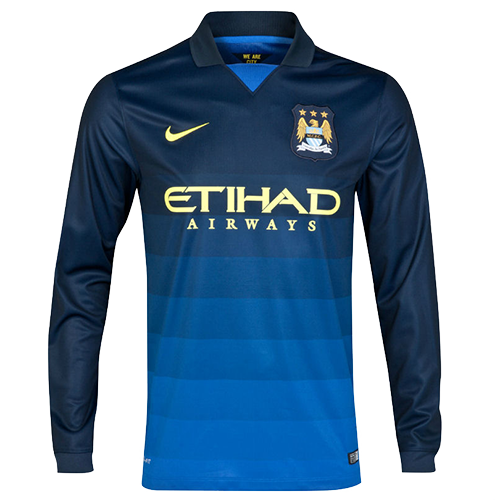 [Order] 14-15 Manchester City Boys UCL (Champions League) Away L/S - KIDS