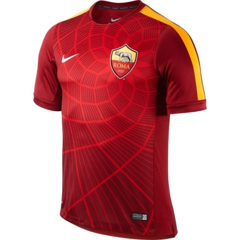 [해외][Order] 14-15 AS Roma Pre-Match Training Jersey - Red