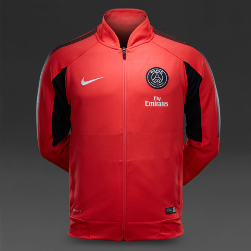[Order] 14-15 PSG Select Sideline Knit Jacket - Daring Red/Daring Red/Pure Platinum