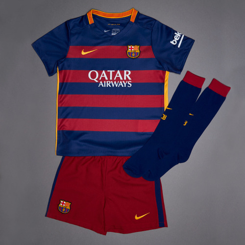 [해외][Order] 15-16 FC Barcelona Home Little Boys Kit - Little Boys