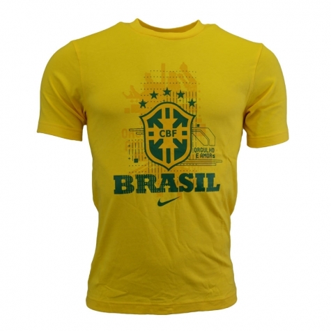 [Order] 14-15 Brasil (CBF) Nike Graphic Tee - Yellow