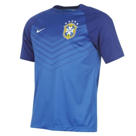 [Order] 14-15 Brasil (CBF) Pre-Match Training Shirt - Blue