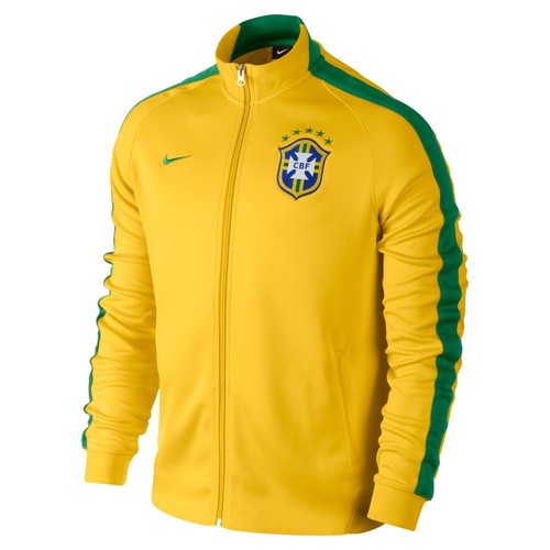 [Order] 14-15 Brasil (CBF) Authentic N98 Jacket - Yellow