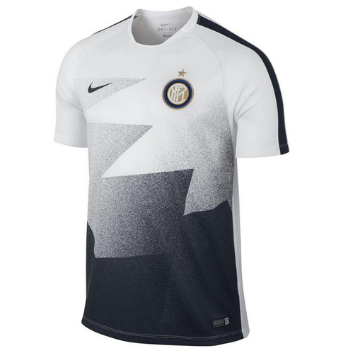 [해외][Order] 15-16 Inter Milan Pre-Match Training Jersey (White) - KIDS