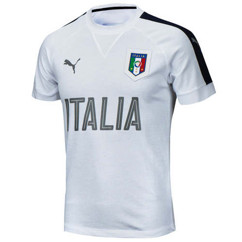 15-16 이탈리아 (Italy / FIGC) 캐주얼 퍼포먼스 티셔츠 - 백색/회색