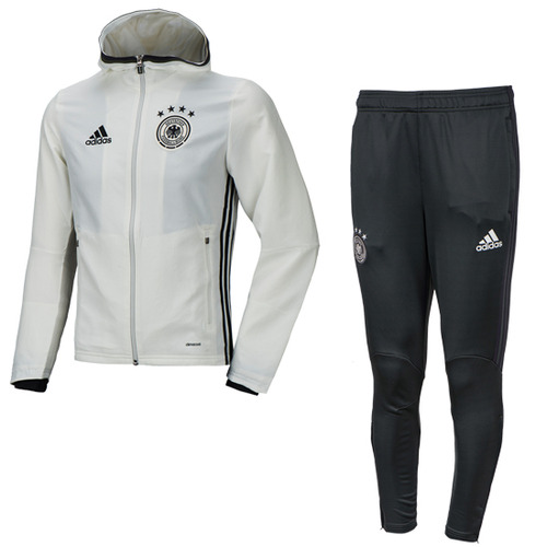 [해외][Order] 16-17 Germany (DFB) Presentation Suit - White/Solid Grey