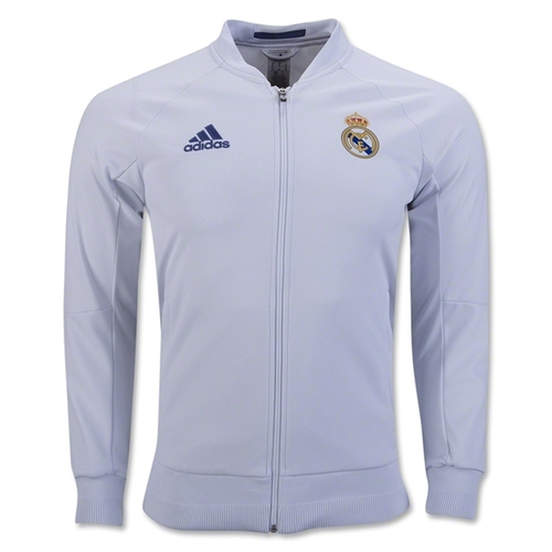 [해외][Order] 16-17 Real Madrid (RCM) Home Anthem Jacket - Crystal White/Raw Purple