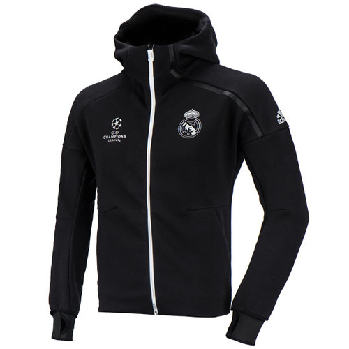 [해외][Order] 16-17 Real Madrid (RCM) UCL(UEFA Champions League) Anthem ZNE DayBreaker Jacket - Black/Crystal White