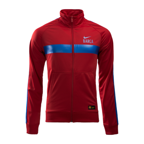 [해외][Order] 16-17 Barcelona Core Trainer Jacket (Gym Red/Sport Royal)