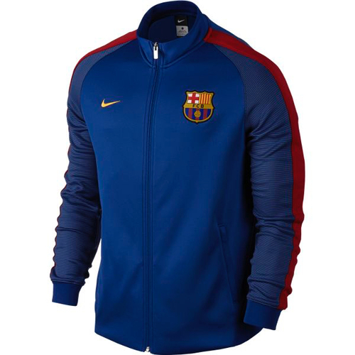 [해외][Order] 16-17 Barcelona Track Jacket (Sport Royal/Lyon Blue/University Gold) - Authentic