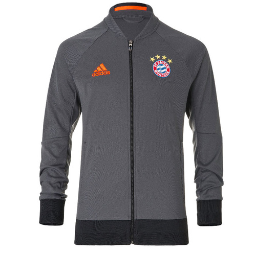 [해외][Order] 16-17 Bayern Munchen Anthem Jacket - Solid Grey