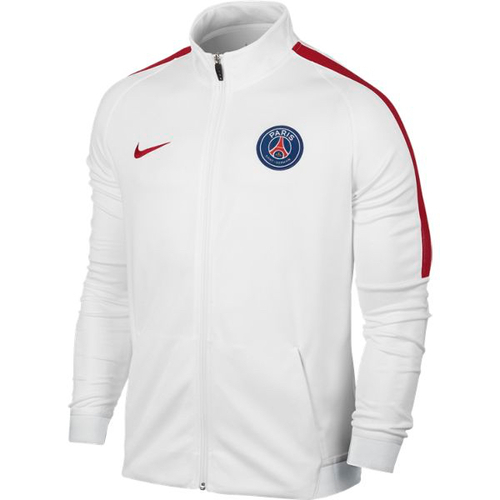[해외][Order] 16-17 Paris Saint-Germain Dry Strike Track Jacket - White/University Red