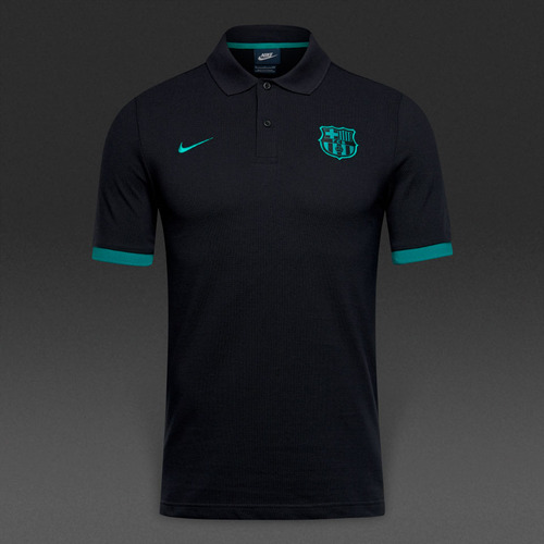 [해외][Order] 16-17 Barcelona NSW Polo Crest - Black/Energy