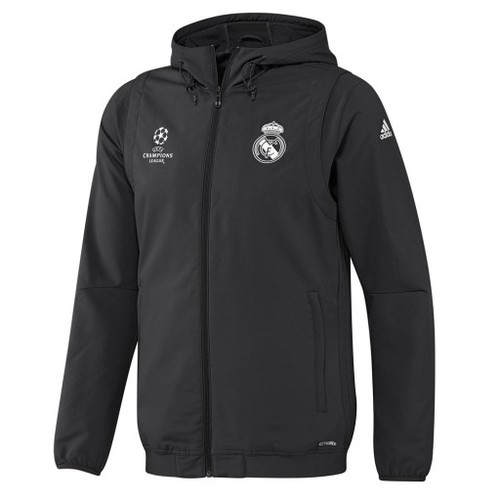 [해외][Order] 16-17 Real Madrid UCL(UEFA Champions League) Presentation Jacket - Carbon/Black
