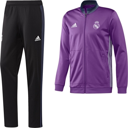 [해외][Order] 16-17 Real Madrid Boys Presentation Suit(Ray Purple/Crystal White) - KIDS