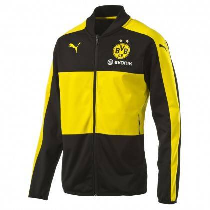 [해외][Order] 16-17 Borussia Dortmund (BVB) Poly Jacket - Black