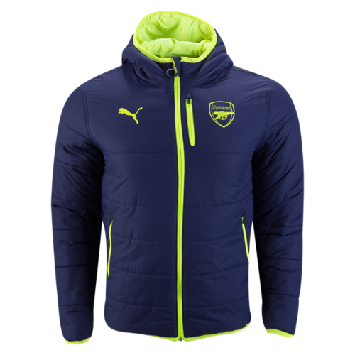 [해외][Order] 16-17 Arsenal Reversible Jacket 3rd - Safety Yellow/Peacoat