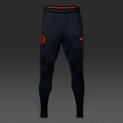 [해외][Order] 16-17 Manchester City Pant Squad Kpz - Black/Team Orange/Team Orange