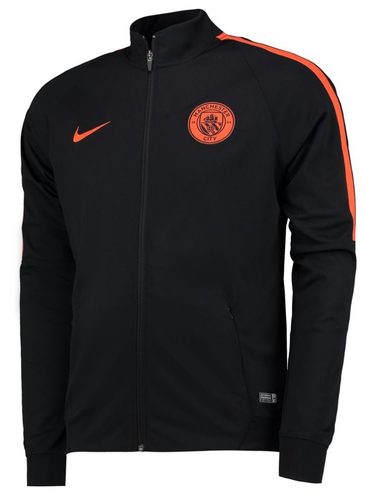 [해외][Order] 16-17 Manchester City Boys Dry Track  Jacket Squad (Black/Team Orange/Team Orange) - KIDS