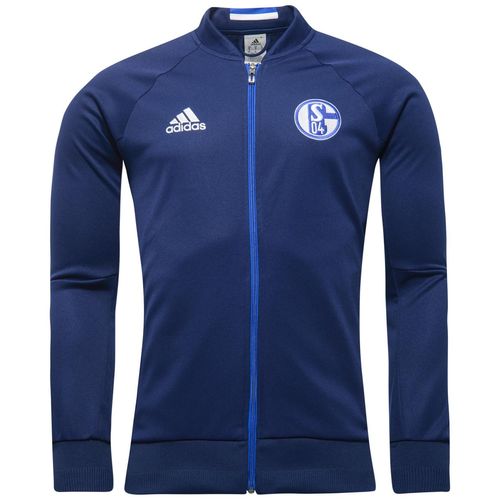 [해외][Order] 16-17 Schalke 04 Anthem Jacket - Dark Blue/White