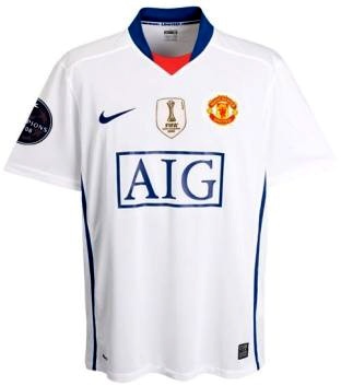 08-09 Manchester Utd Champions League Away (09-10 3rd) (Size:L)