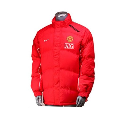 07-08 Manchester United Down Filled Jacket - Red