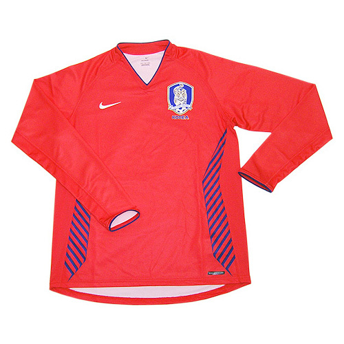 06-07 Korea Home L/S Player Issued Jersey
