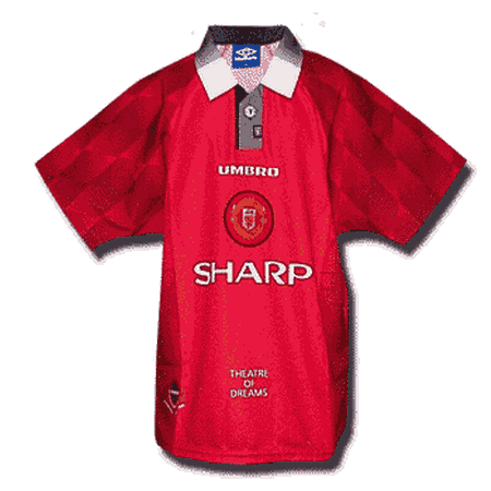 [Used]96-98 Manchester United Home S/S Size:L