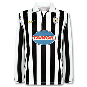 06-07 Juventus Home L/S + 10.DEL PIERO + Serie B Patch (Size:M)