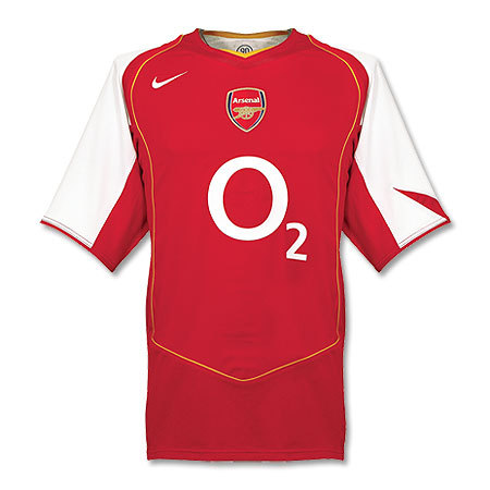 04-05 Arsenal Home + 14 HENRY (Size:M)