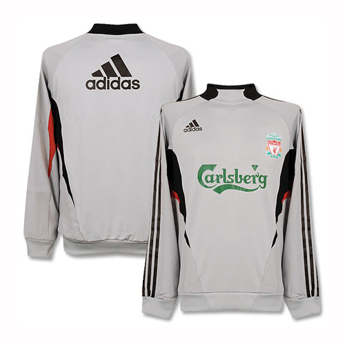 08-09 Liverpool Training Top - Gray/Formotion/Player Issue