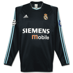 03-04 Real Madrid Champions League Away L/S + 23 BECKHAM (Authentic/Player Issue)