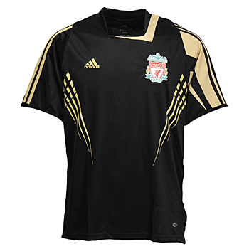 08-09 Liverpool Champions League Training Jersey (Black)