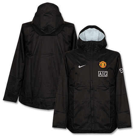 09-10 Manchester United Rain Jacket (Black)