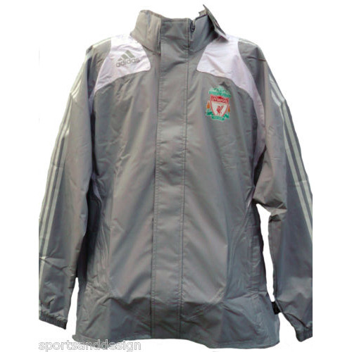 08-09 Liverpool All Weather Jacket (Gray/Authentic Player Issue)