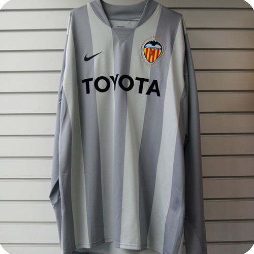 07-08 Valencia GK L/S (Authentic Player Jersey) - Grey