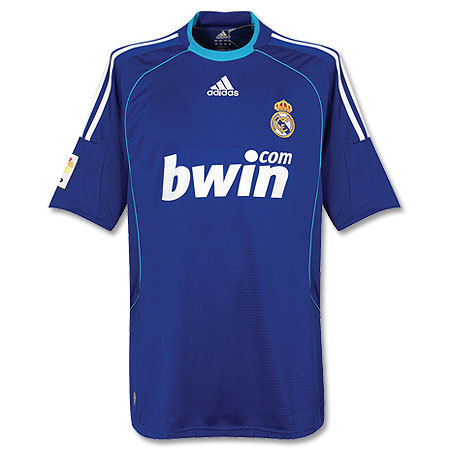 08-09 Real Madrid Away + 23 VAN DER VAART + LFP (Size:M)