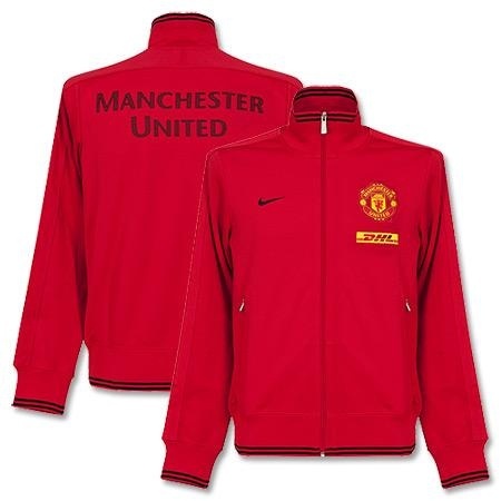12-13 Manchester United Authetic N98 Jacket - Red